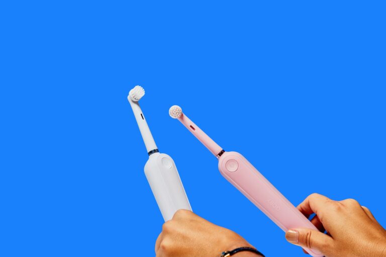 Dental hygiene tools suitable for cleaning around braces, such as electric toothbrushes and orthodontic floss.