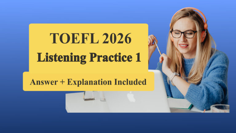 TOEFL Listening Practice 1