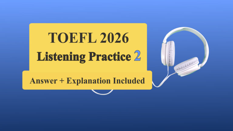 TOEFL Listening Practice 2