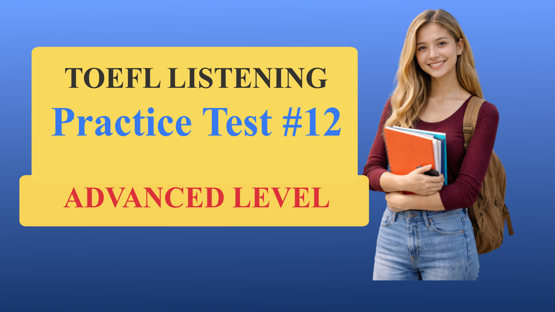 TOEFL Listening Practice Test 12