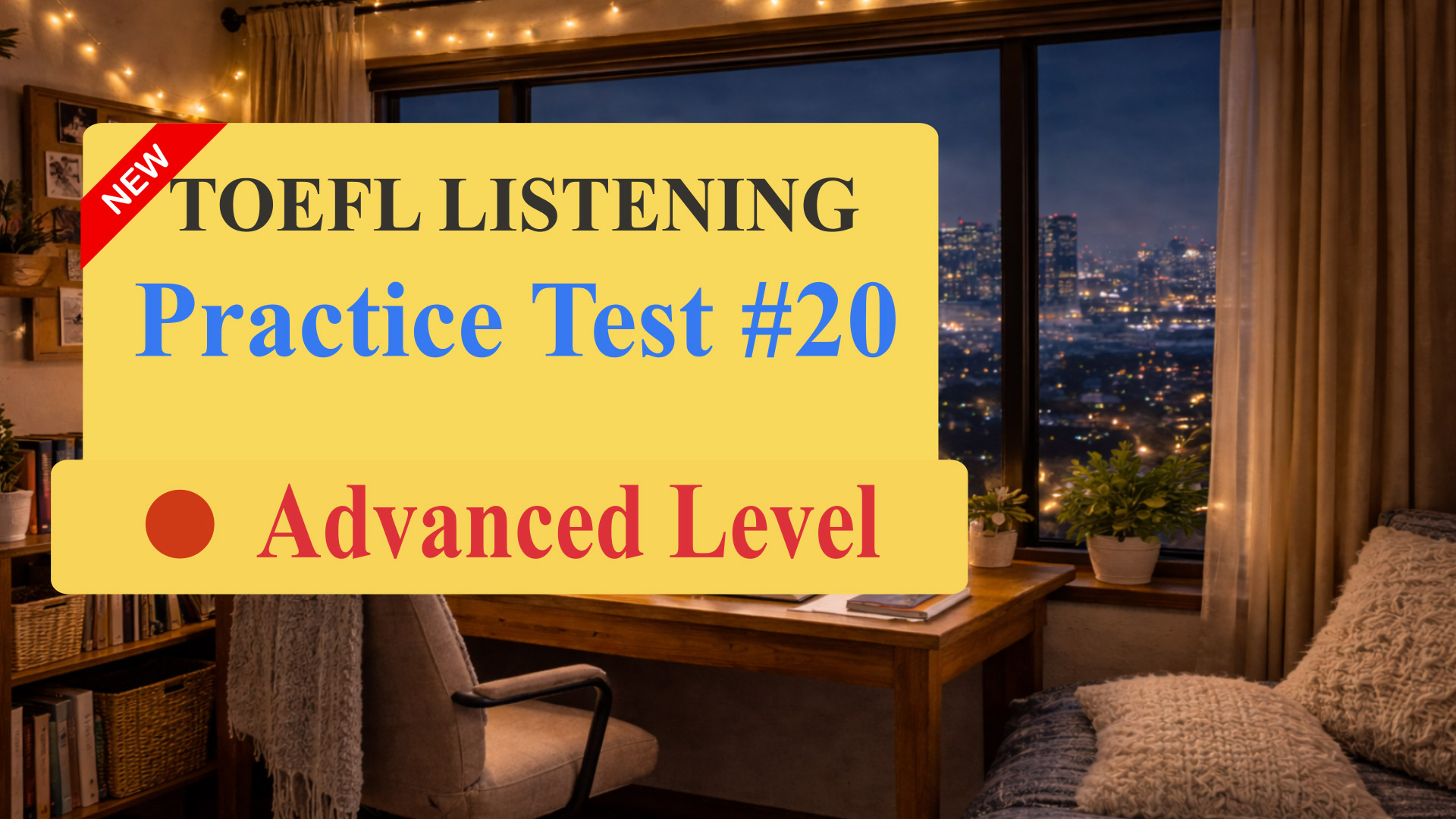 TOEFL Listening Practice Test 20