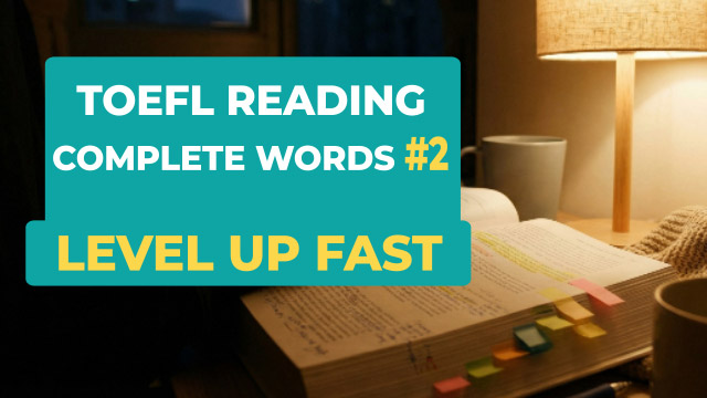 TOEFL Reading Practice-Complete the Words #2